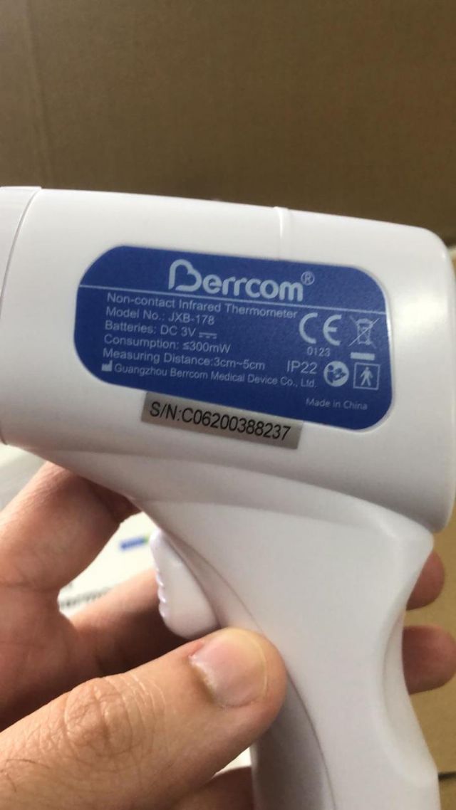 Termometro Infrarrojo Berrcom
